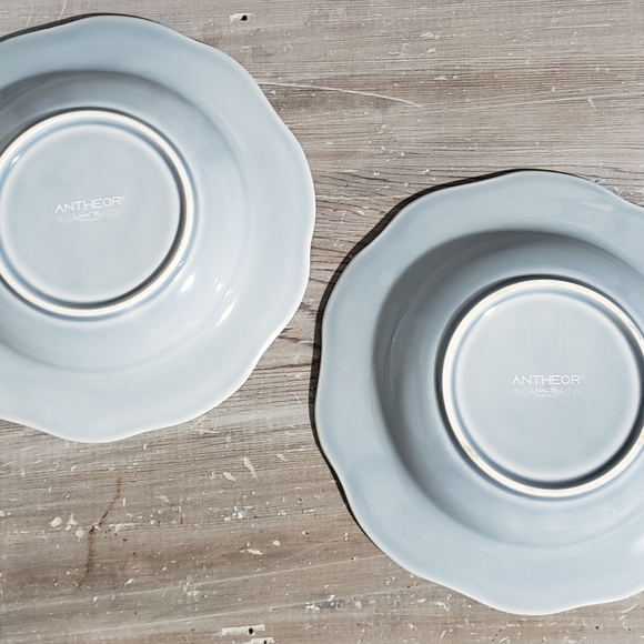 Set of (2) RARE VINTAGE Antheor MAC'B France-French Soup Bowls - Picture 9 of 13